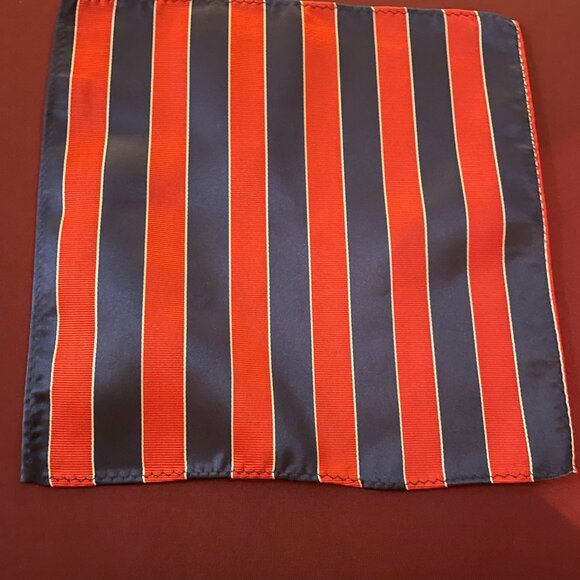 Red & Blue Striped Necktie Set - Picture 6 of 7